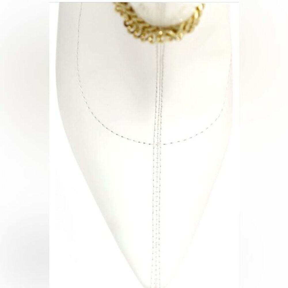 Chain Pointed Toe Bootie‎ NWT - image 8